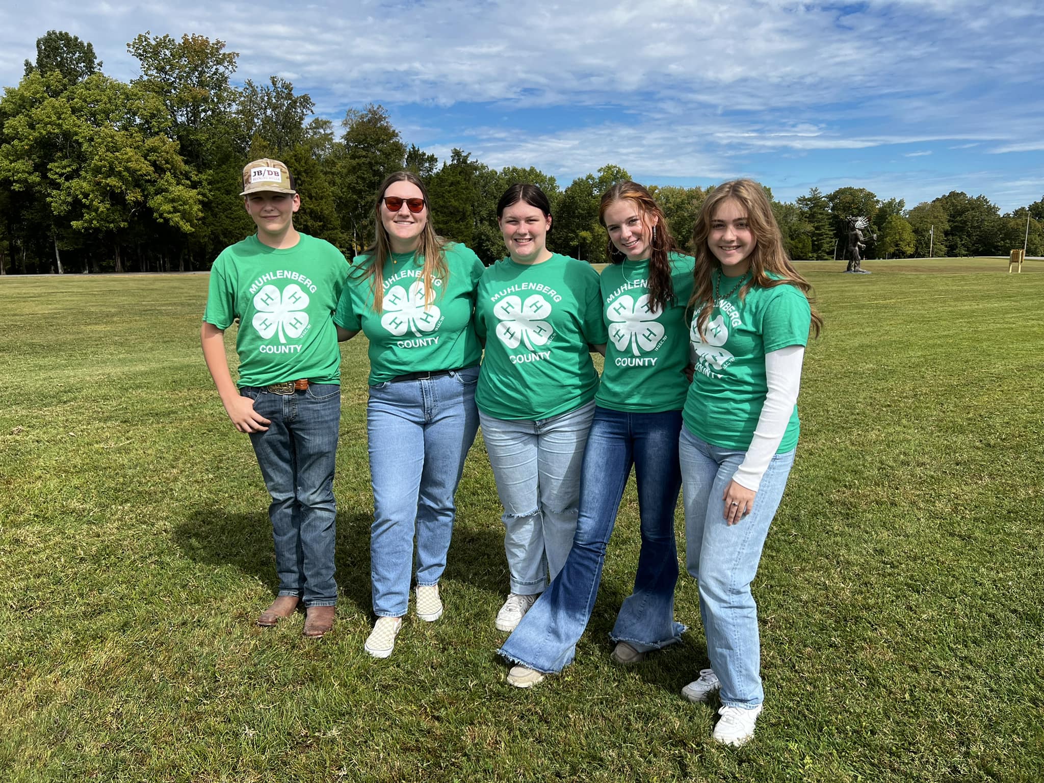 Muhlenberg County 4-H Teen Club Officers for 2022