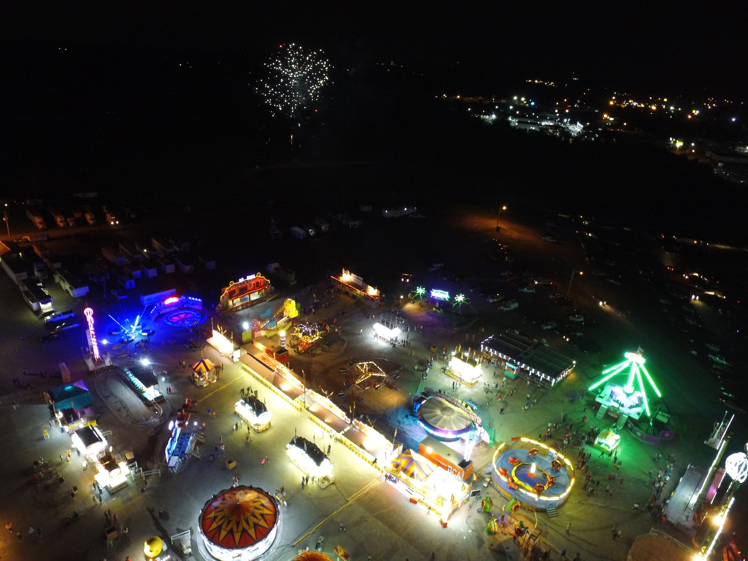 Drone photo of Muhlenberg County fairgrounds