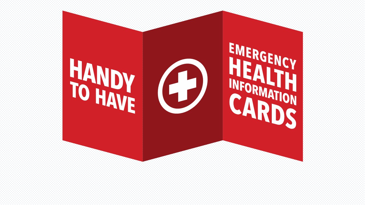 Emergency Health Information Cards logo
