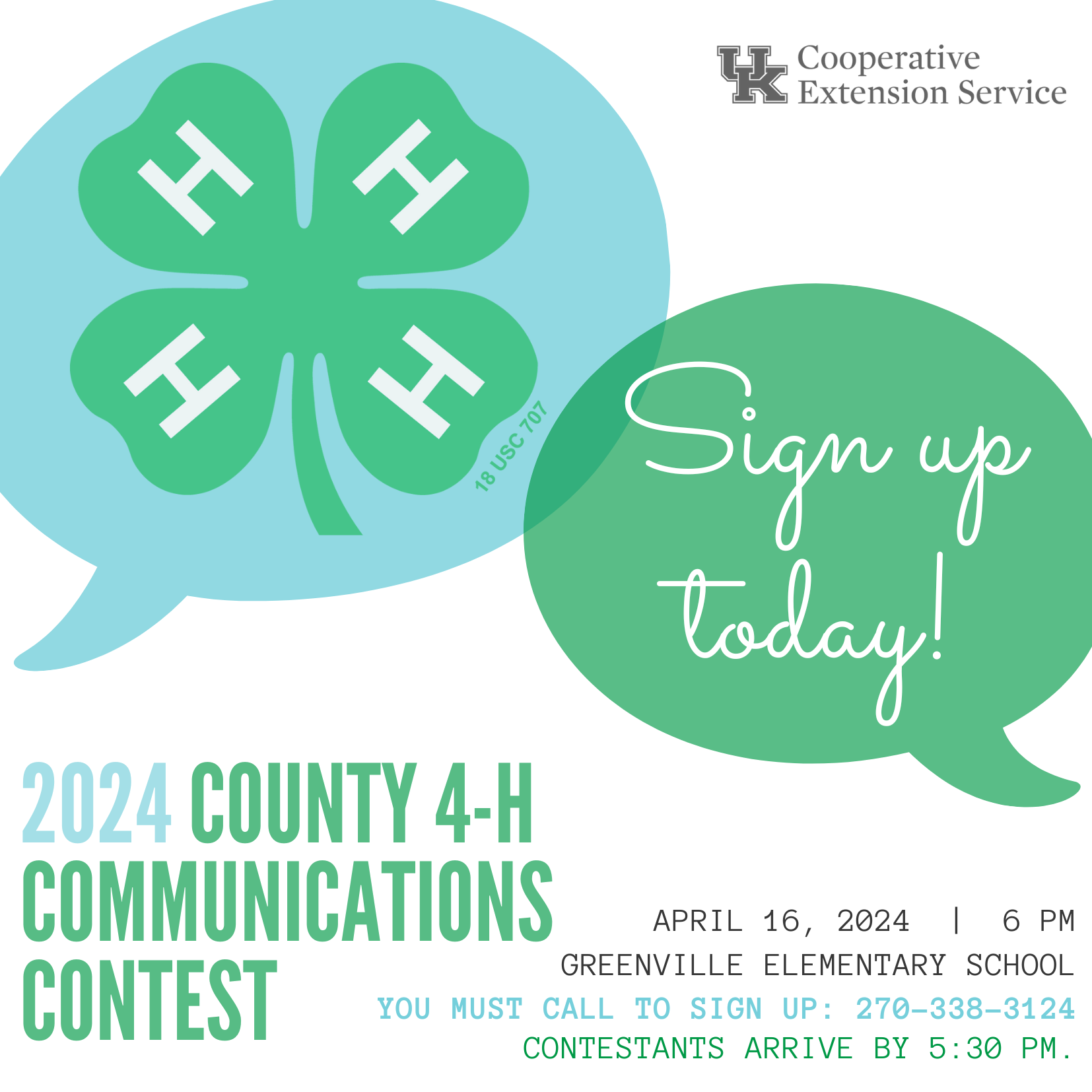 2024 Countywide 4-H Communications Contest