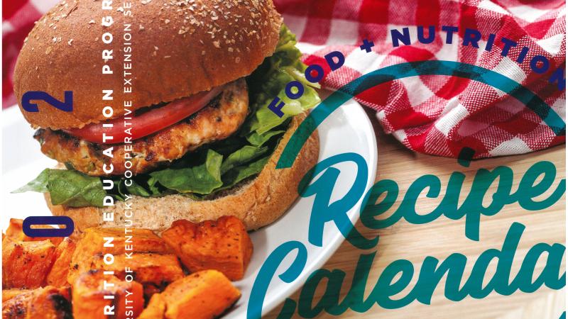 2025 Food + Nutrition Recipe Calendar cover